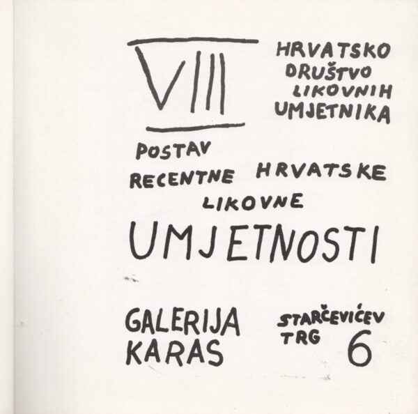 viii postav recentne hrvatske likovne umjetnosti, 19.05.-10.06.1980.