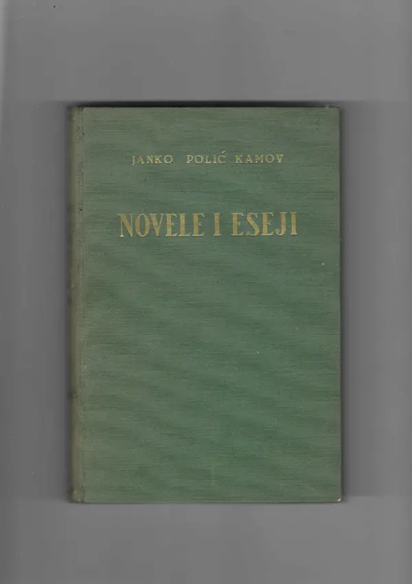 janko polić kamov: novele i eseji