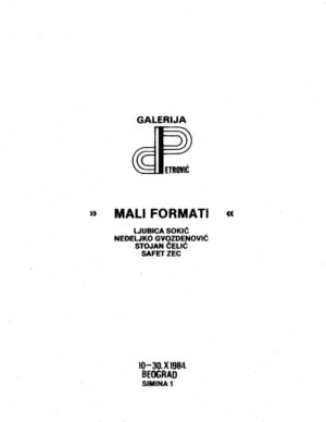 mali formati, katalog izložbe 10.-30.10.1984.