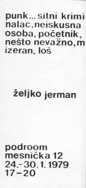 kartolina - Željko jerman