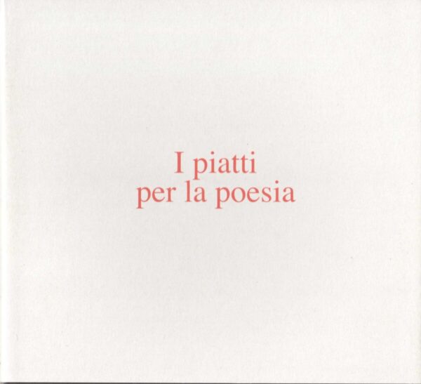 i piatti per la poesia, katalog