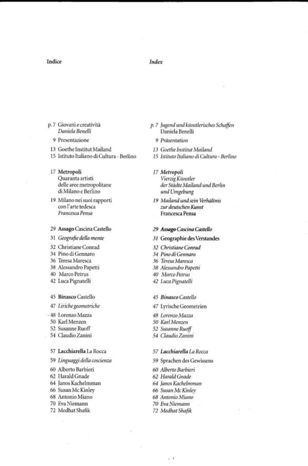 metropoli quaranta artisti delle aree metropolitane di milano e berlino