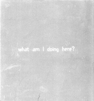 what am i doing here?, katalog izložbe