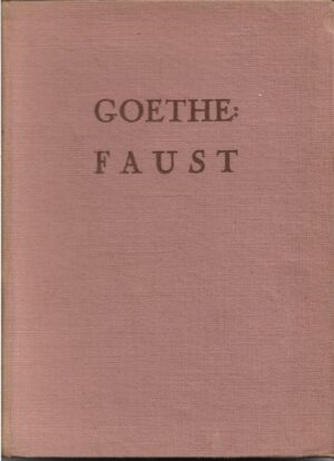 johann wolfgang goethe: faust