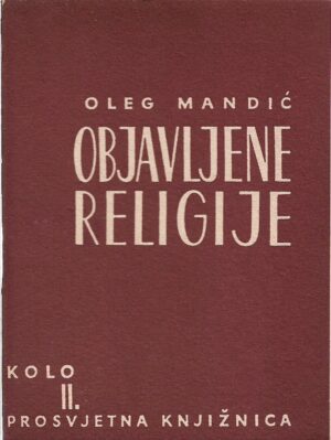 oleg mandić: objavljene religije