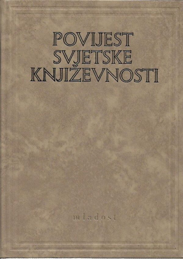 mate zorić (ur.): povijest svjetske književnosti - knjiga 4