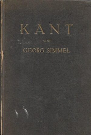 georg simmel: kant