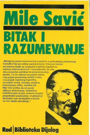 mile savić: bitak i razumevanje