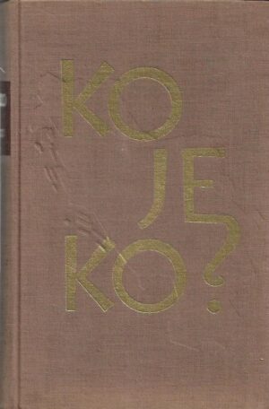 slavko janković, mihajlo milanović (ur.): ko je ko?