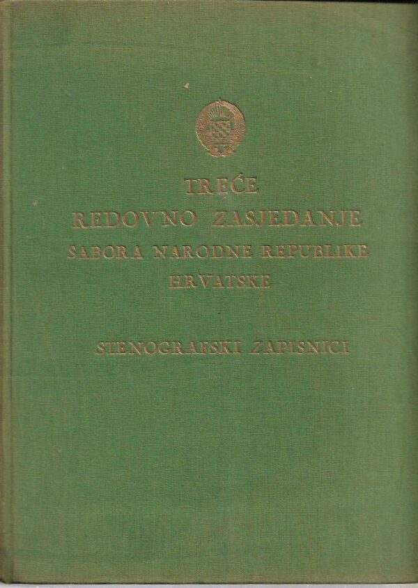 treće redovno zasjedanje sabora narodne republike hrvatske (17-19.5.1948, stenografski zapisnici)