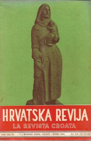 vinko nikolić (ur.): hrvatska revija, la revista croata, lipanj 1961. 1-2