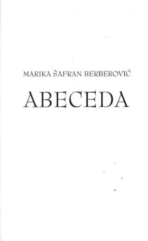 marika Šafran berberović: abeceda