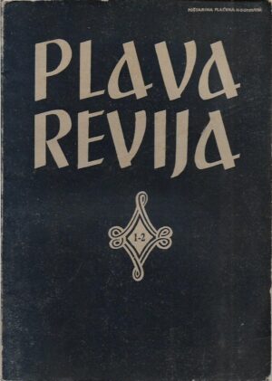 janko skrbin (ur.): plava revija, mjesečnik intelektualne mladeži, god. iii, br. 1-2