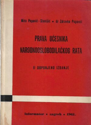 mira popović-stanišić, zdravko popović: prava učesnika narodnooslobodilačkog rata