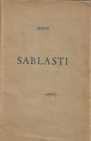 henrik ibsen: sablasti