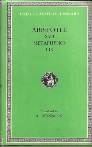 aristotel: xvii matephysics i-ix