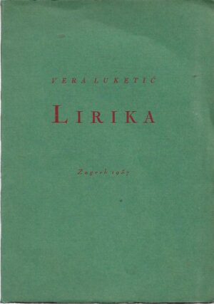 vera luketić: lirika