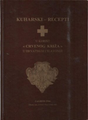 kuharski recepti u korist crvenog križa u hrvatskoj i slavoniji