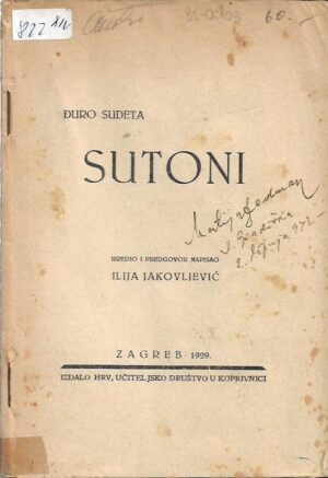 Đuro sudeta: sutoni