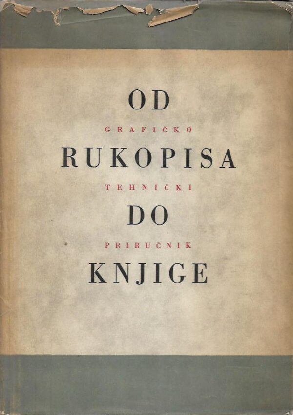 radoslav n. horvat: od rukopisa do knjige