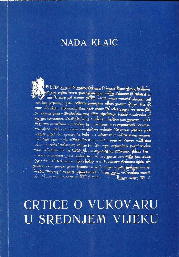 nada klaić: crtice o vukovaru u srednjem vijeku