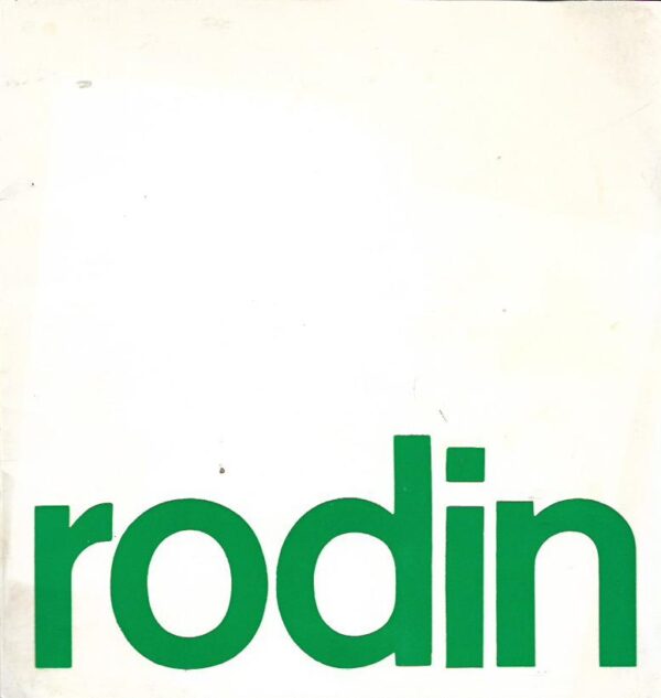 vesna barbić (ur.): auguste rodin - katalog izložbe, umjetnički paviljon 1968.