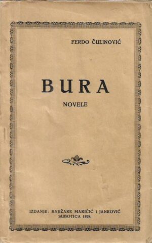 ferdo Čulinović: bura - novele