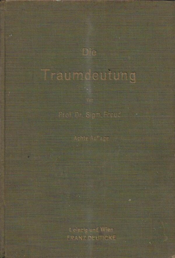 sigmund freud: die traumdeutung