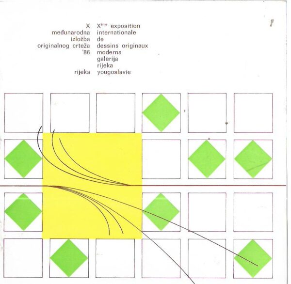 x međunarodna izložba originalnog crteža 1986, rijeka