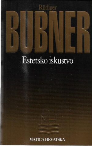 rüdiger bubner: estetsko iskustvo