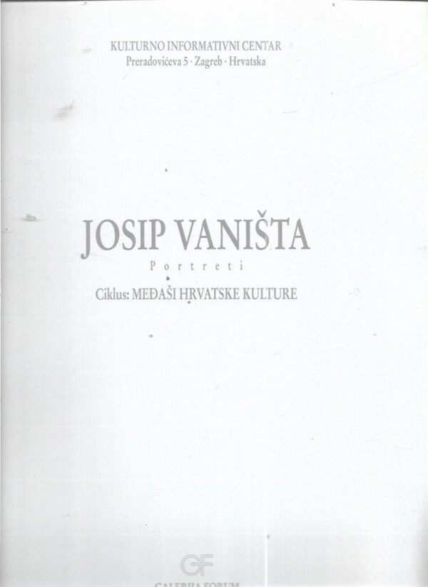 josip vaništa: međaši (mapa reprodukcija s potpisom umjetnika)