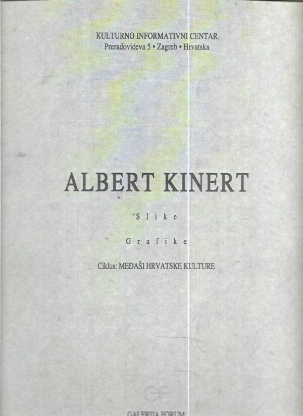 albert kinert: međaši (mapa reprodukcija)