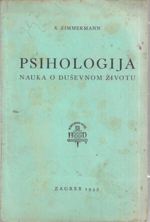 s. zimmermann: psihologija, nauka o duševnom životu