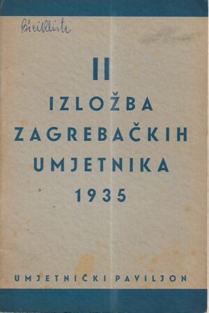 ii. izložba zagrebačkih umjetnika 1935. - katalog izložbe