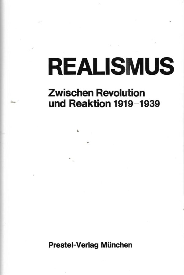 skupina autora: realismus - zwischen revolution und reaktion 1919-1939