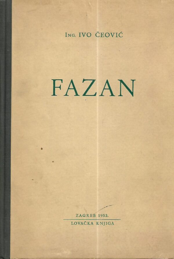 ivo Čeović: fazan