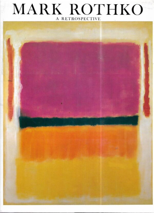 diane waldman: mark rothko, 1903-1970. a retrospective