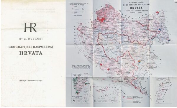 zvonimir dugački: geografijski raspoređaj hrvata