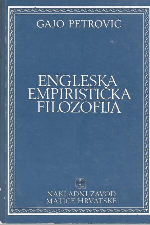 gajo petrović: engleska empiristička filozofija