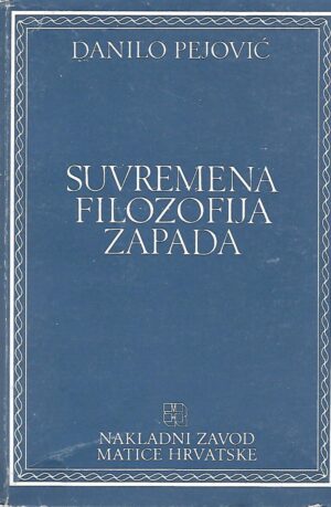 danilo pejović: suvremena filozofija zapada