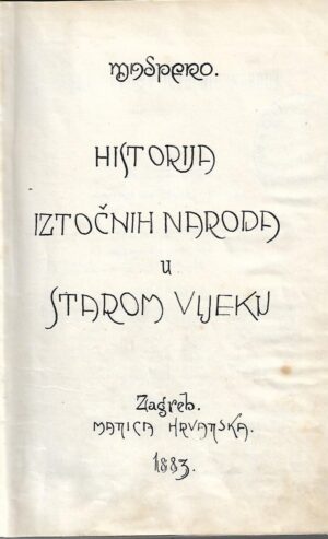 skupina autora: historija iztočnih naroda u starom vijeku