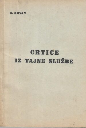 r. rovan: crtice iz tajne službe