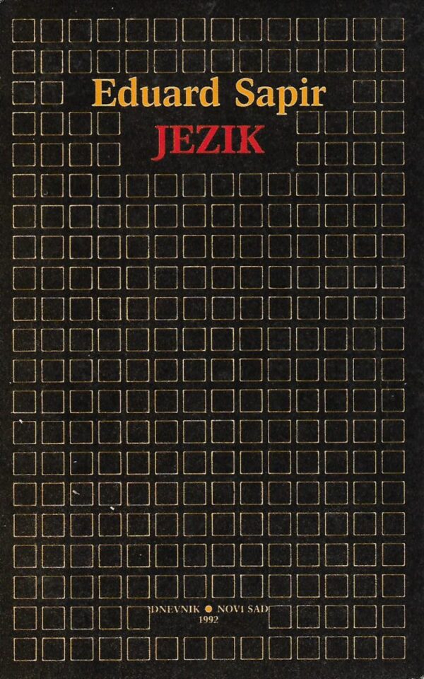 edward sapir: jezik