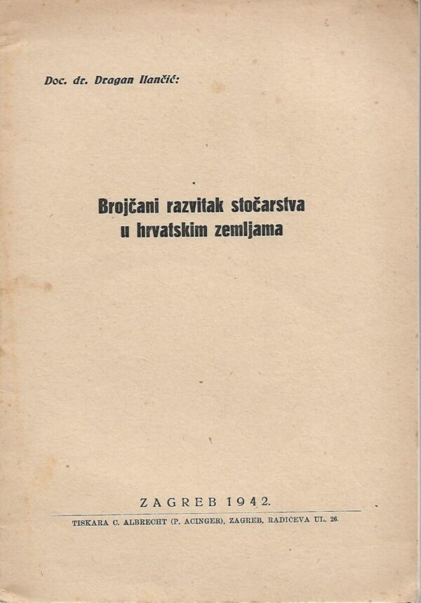 dragan ilančić: brojčani razvitak stočarstva u hrvatskim zemljama