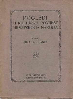 juraj kocijanić: pogledi u kulturnu povijest hrvatskoga naroda