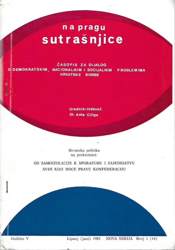 na pragu sutrašnjice - godište v - lipanj 1982 - nova serija - broj 1 (14)