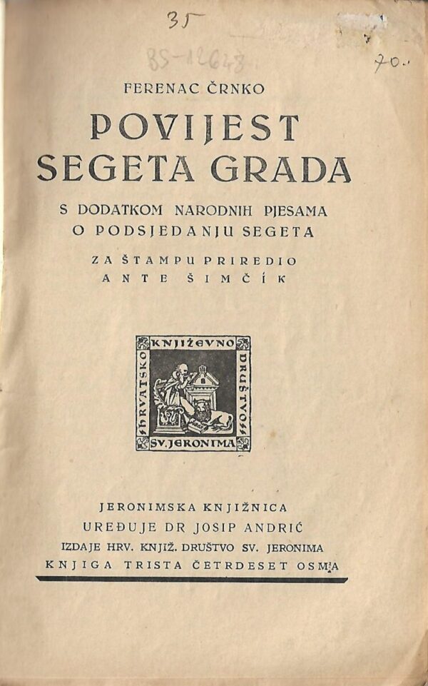 ferenac Črnko: povijest segeta grada