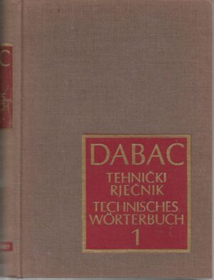 vlatko dabac: tehnički rječnik i, ii