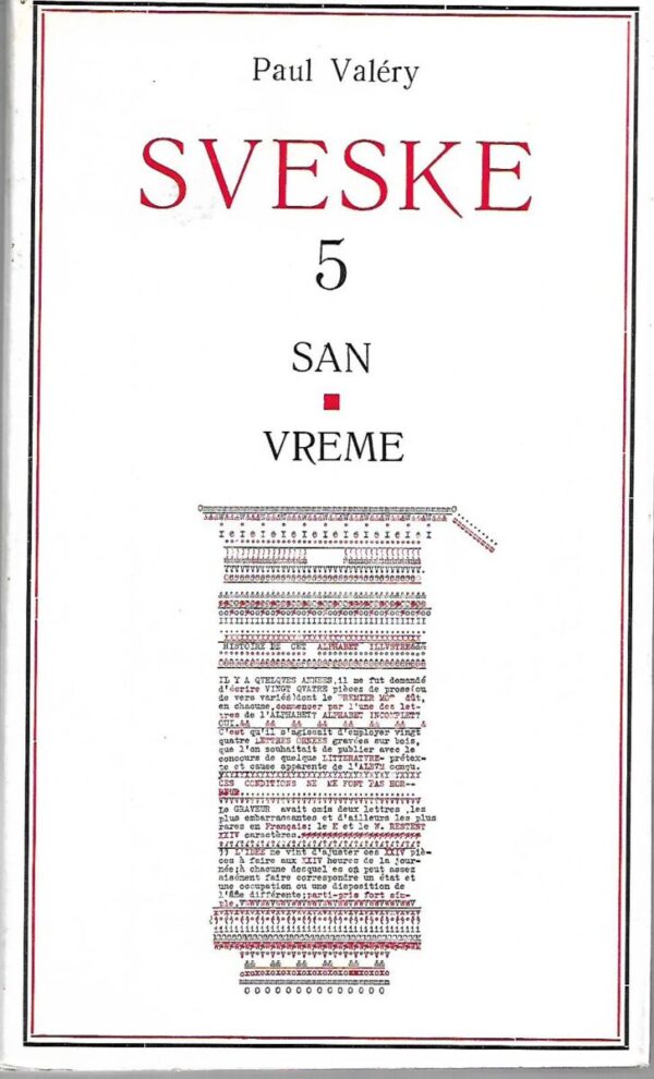 paul valéry: sveske 5