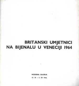 britanski umjetnici na bijenalu u veneciji 1964 - katalog